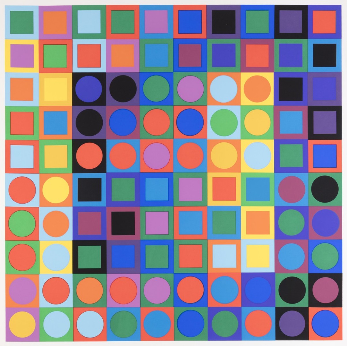 Victor Vasarely (1906 - 1997) - Bez názvu