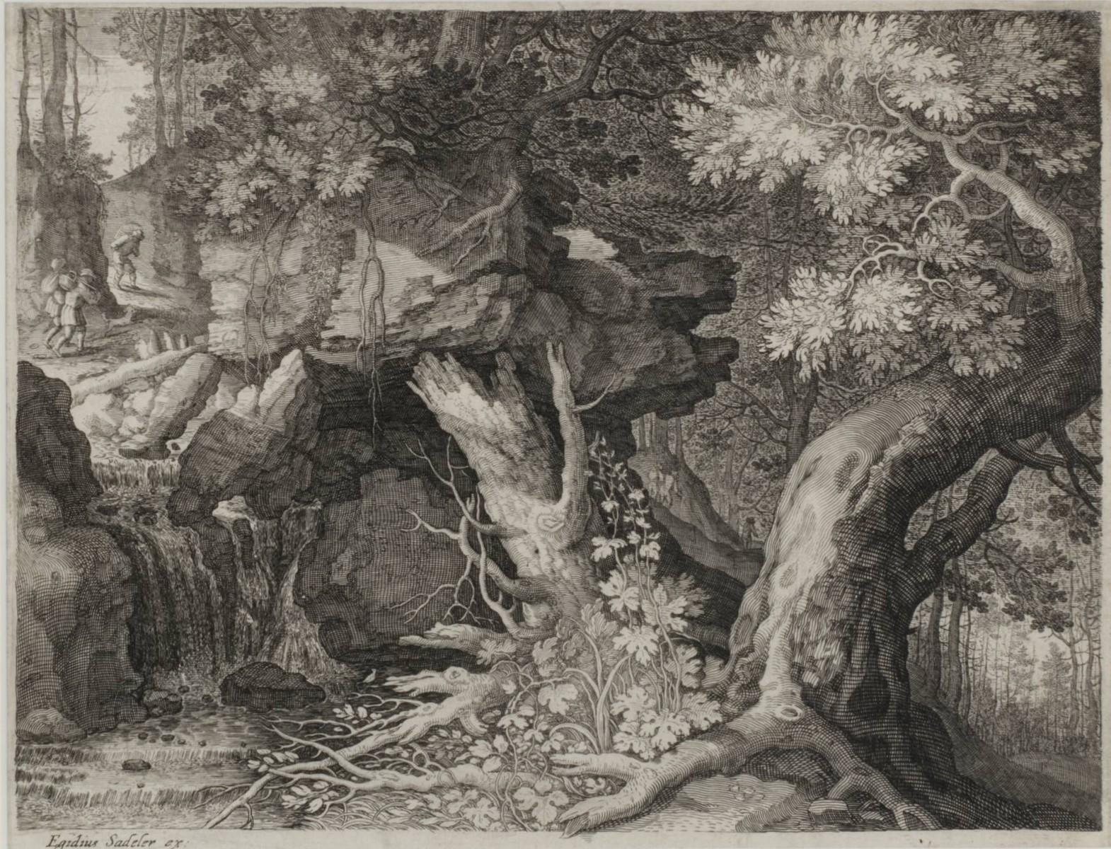 Aegidius II Sadeler (1570-1629) Roelant Savery (1576-1639)