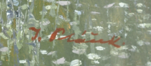 J. Ptáček – U rybníka