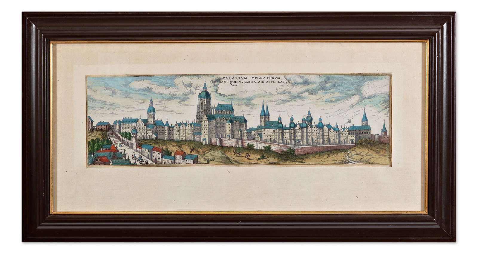 Hogenberg Franz 1535-1590 - Císařský palác v Praze