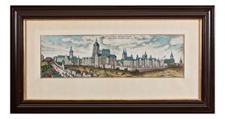 Hogenberg Franz 1535-1590 - Císařský palác v Praze