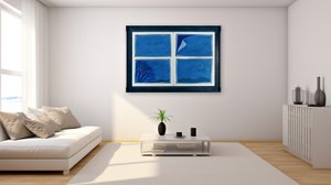 Josef Velčovský (1945) - Okno (100 x 300 cm, VELKÝ FORMÁT)