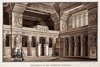 Bossi Alessandro - Interno d'un tempio ecizio