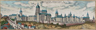 Hogenberg Franz 1535-1590 - Císařský palác v Praze