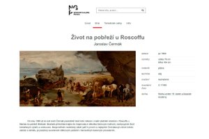 Čermák Jaroslav 1830-1878 - Život na pobřeží u Roscoffu