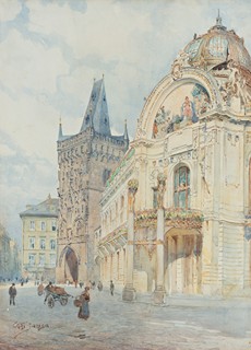 Jansa Václav 1859-1913 - Obecní dům v Praze