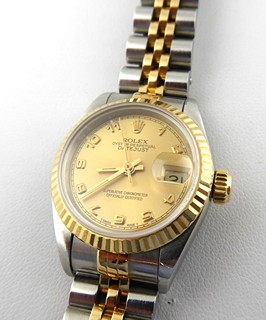 DÁMSKÉ HODINKY DATEJUST ROLEX OCEL A ZLATO