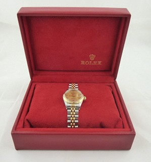 DÁMSKÉ HODINKY DATEJUST ROLEX OCEL A ZLATO