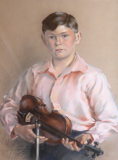 Jindřich Schmidt (1897 - 1984) - MLADÝ HOUSLISTA
