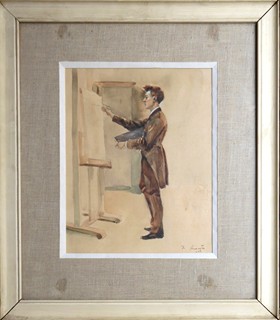 KAREL AUGUSTA (1883-1974) - V MALÍŘSKÉM ATELIÉRU AKADEMIE
