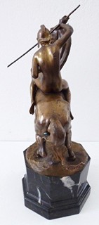 AMAZONKA NA KONI - HANS KECK (1875-1941)