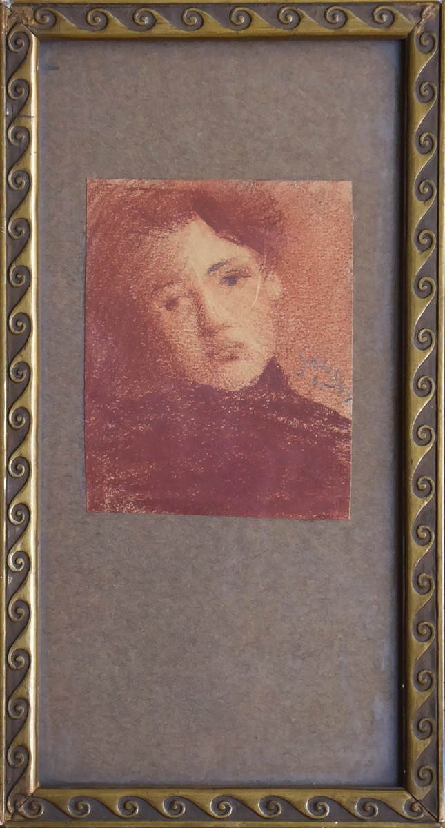 ROBERT SCHLOSSER (1980-1943) - PORTRÉT MLADÉ DÍVKY