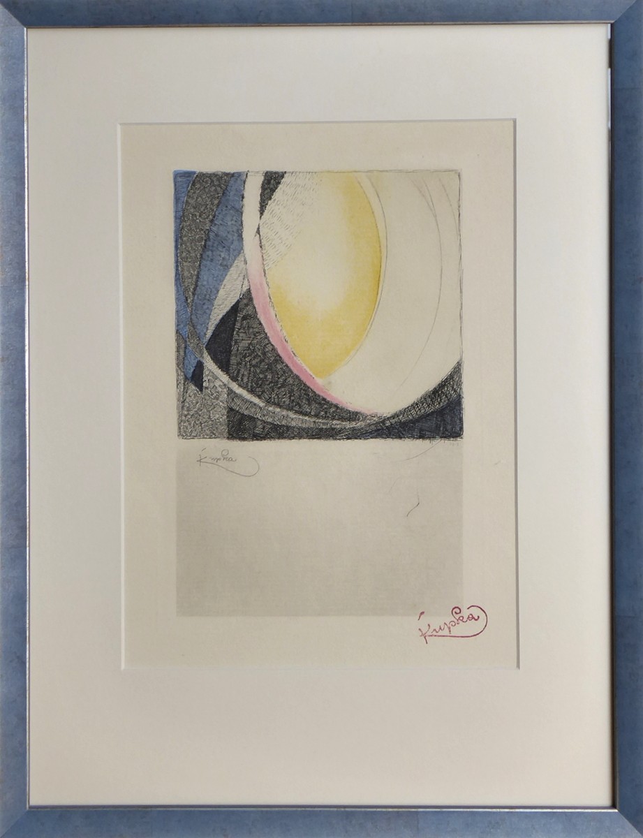FRANTIŠEK KUPKA (1871-1957) - AMORPHA, DVOUBAREVNÁ FUGA