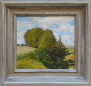 ALOIS KALVODA (1875-1934) - LETNÍ KRAJINA S ÚVOZEM