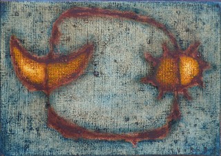 JAN SVOBODA (NAR. 1957) - MĚSÍC A SLUNCE NA ŠŇŮŘE