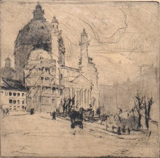 MAX POLLAK (1886-1970) - KARLSKIRCHE VE VÍDNI