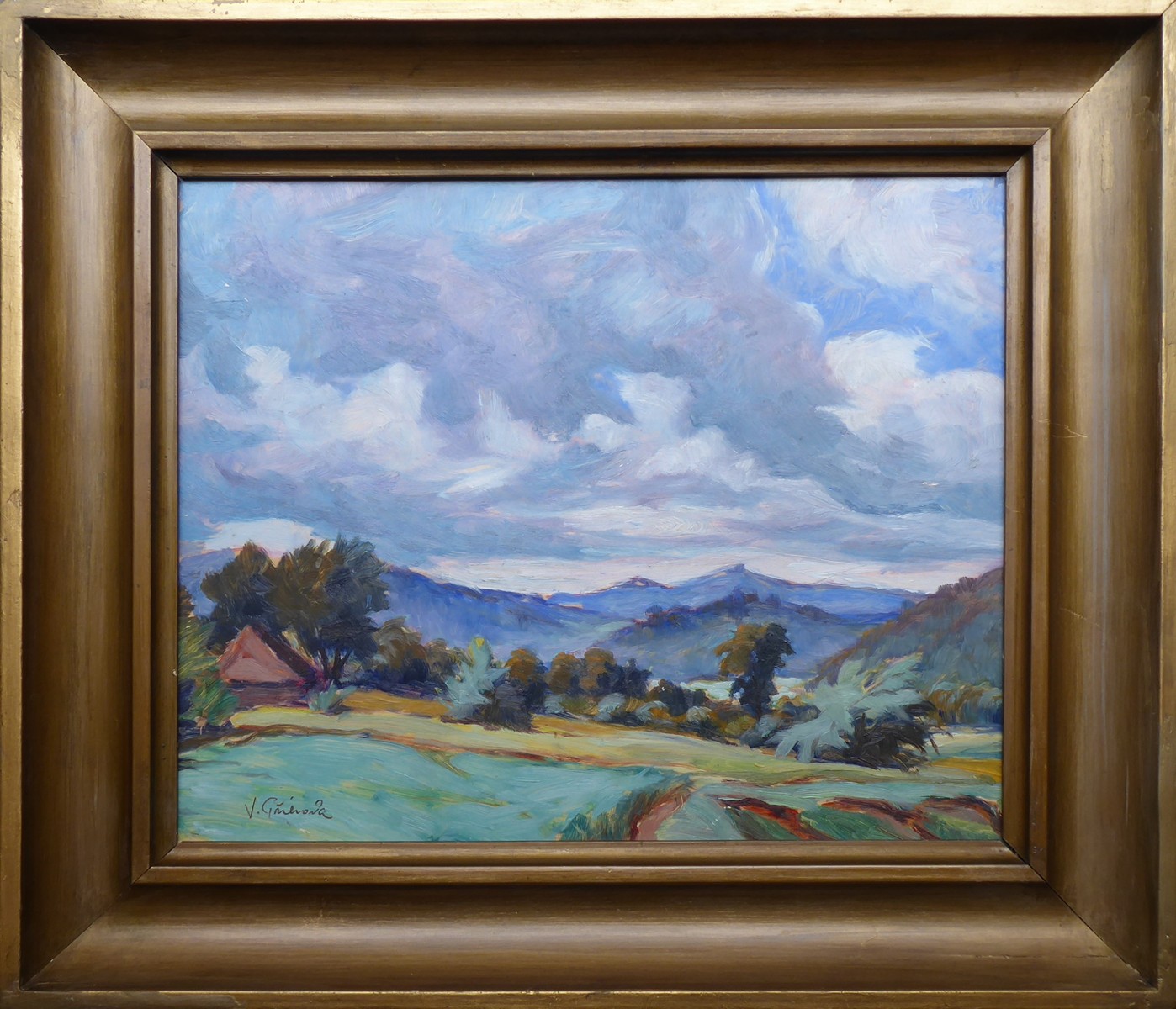 VÁCLAV PŘÍHODA (1888-1941) - KRAJINA S VYSOKÝM NEBEM