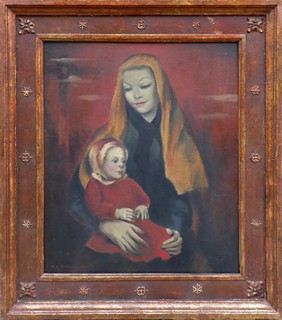 BOHUMIL STANISLAV URBAN (1903-1997) - MATKA S DÍTĚTEM