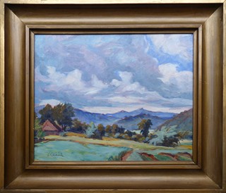 VÁCLAV PŘÍHODA (1888-1941) - KRAJINA S VYSOKÝM NEBEM