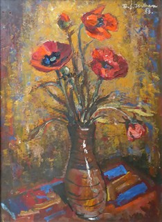 BOHUMIL STANISLAV URBAN (1903-1997) - MÁKY V KAMENINOVÉ VÁZE
