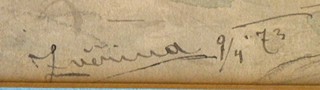 FRANTIŠEK BOHUMÍR ZVĚŘINA (1835-1908) - PASÁČCI KOZ NA LÁVCE