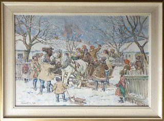FRANTIŠEK BEZDĚK (1906-1983) - MASOPUSTNÍ VESELÍ