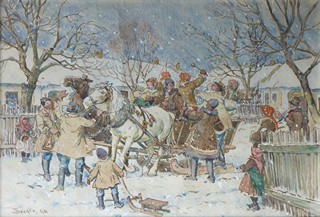 FRANTIŠEK BEZDĚK (1906-1983) - MASOPUSTNÍ VESELÍ