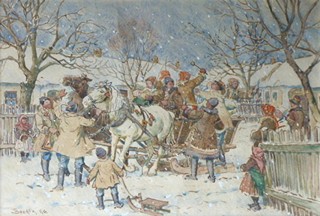 FRANTIŠEK BEZDĚK (1906-1983) - MASOPUSTNÍ VESELÍ