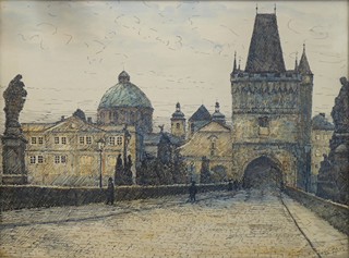 JÓŽA BROŽ - PODVEČER NA KARLOVĚ MOSTĚ