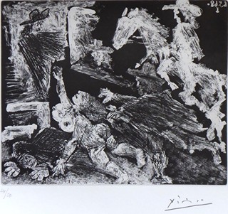 PABLO PICASSO (1881-1973) - LA CÉLESTINE, POURSUITE