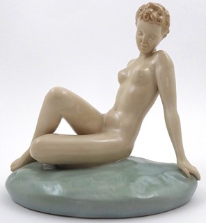 PORCELÁNOVÝ AKT DÍVKY - ROYAL DUX, DUCHCOV