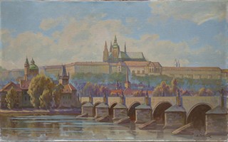 ADOLF PETŘÍČEK (1883-1943) - PANORAMA HRADČAN