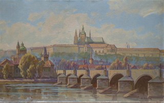 ADOLF PETŘÍČEK (1883-1943) - PANORAMA HRADČAN