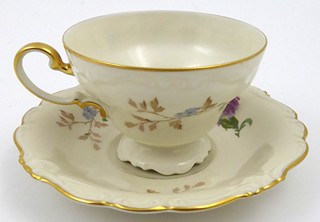 SLONOVINOVÝ KVĚTINOVÝ ŠÁLEK - ROSENTHAL, IVORY, DAPHNE