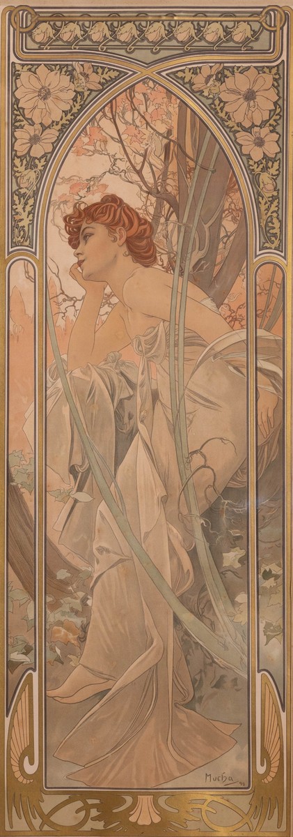 Alfons Mucha (1860 - 1939) - SNĚNÍ VEČERA