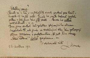 Jan Honsa (1876 - 1937) - Velká Řetová u Ustí nad Orlicí