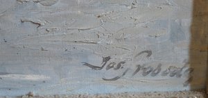 Josef Svoboda (1901 - 1945) - Bárky u pobřeží Dubrovníku