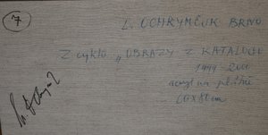 Leonid Ochrymčuk (1929 - 2005) - Z cyklu obrazy z katalogu 1999 - 2000