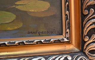 František Daněk Sedláček (1892 - 1974) - Hladina s lekníny