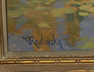 Václav Radimský (1867 - 1946) - Lesní jezírko