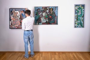Jan Smetana (1918 - 1998) - Zátiší v zahradě