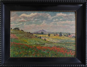 František Kaván (1866 - 1941) - Vlčí máky pod Troskami