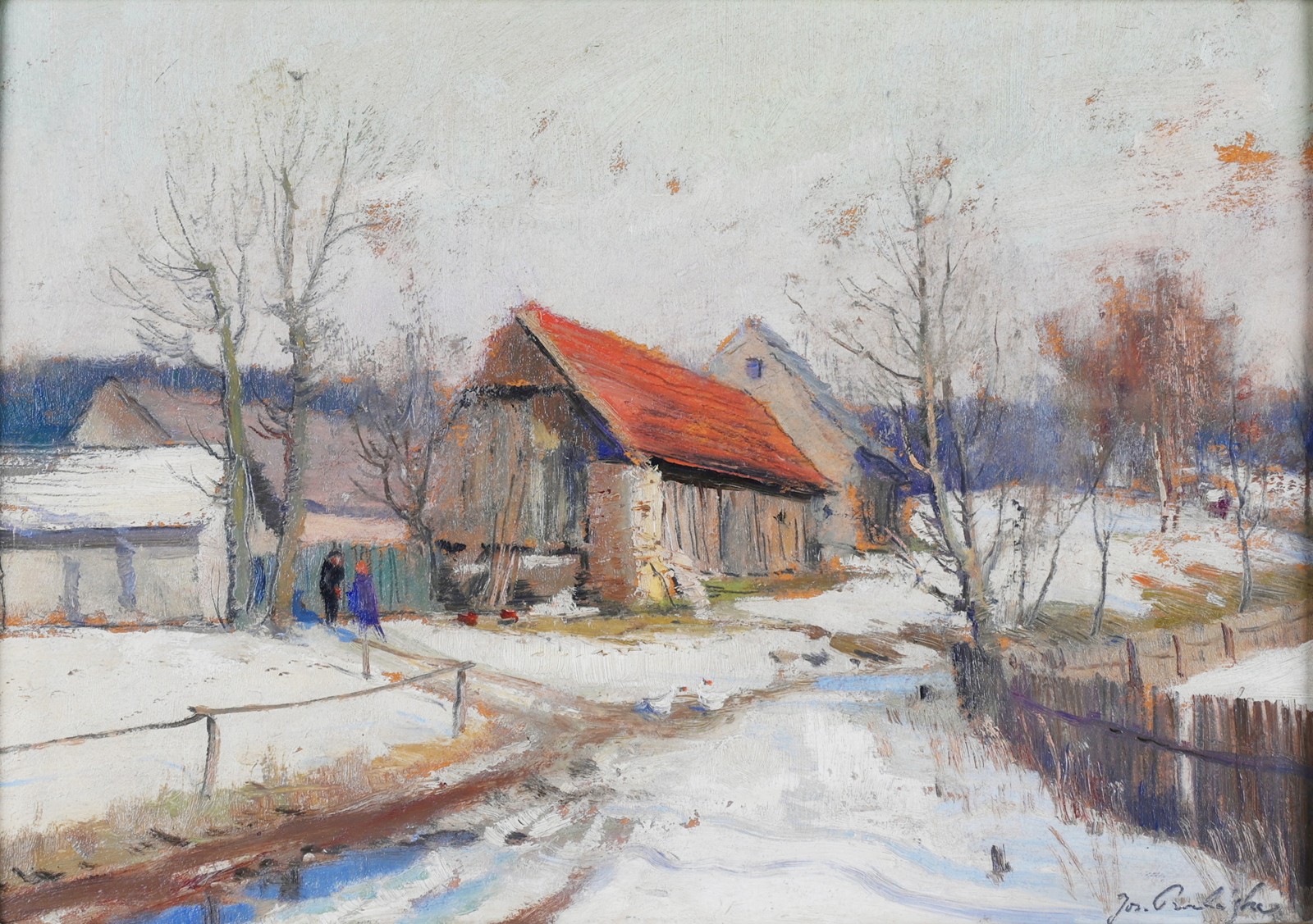 Josef Procházka (1909 - 1984) - Zima na Hruškové