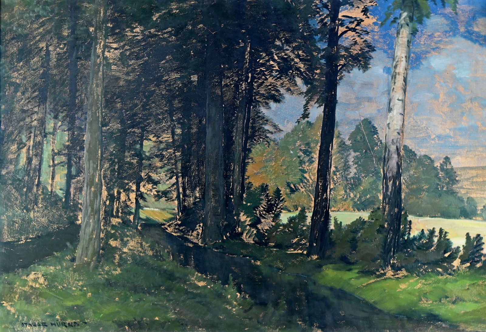 Otakar Hůrka (1889 - 1966) - Lesní mýtina