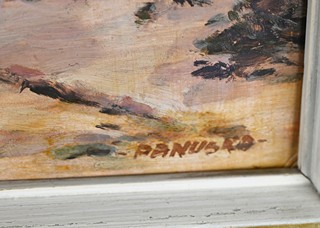 Jaroslav Panuška (1872 - 1958) - Zima v Posázaví