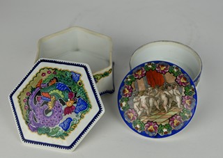 Porcelánové dózy ručně malované Klenčí