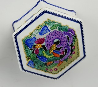 Porcelánové dózy ručně malované Klenčí