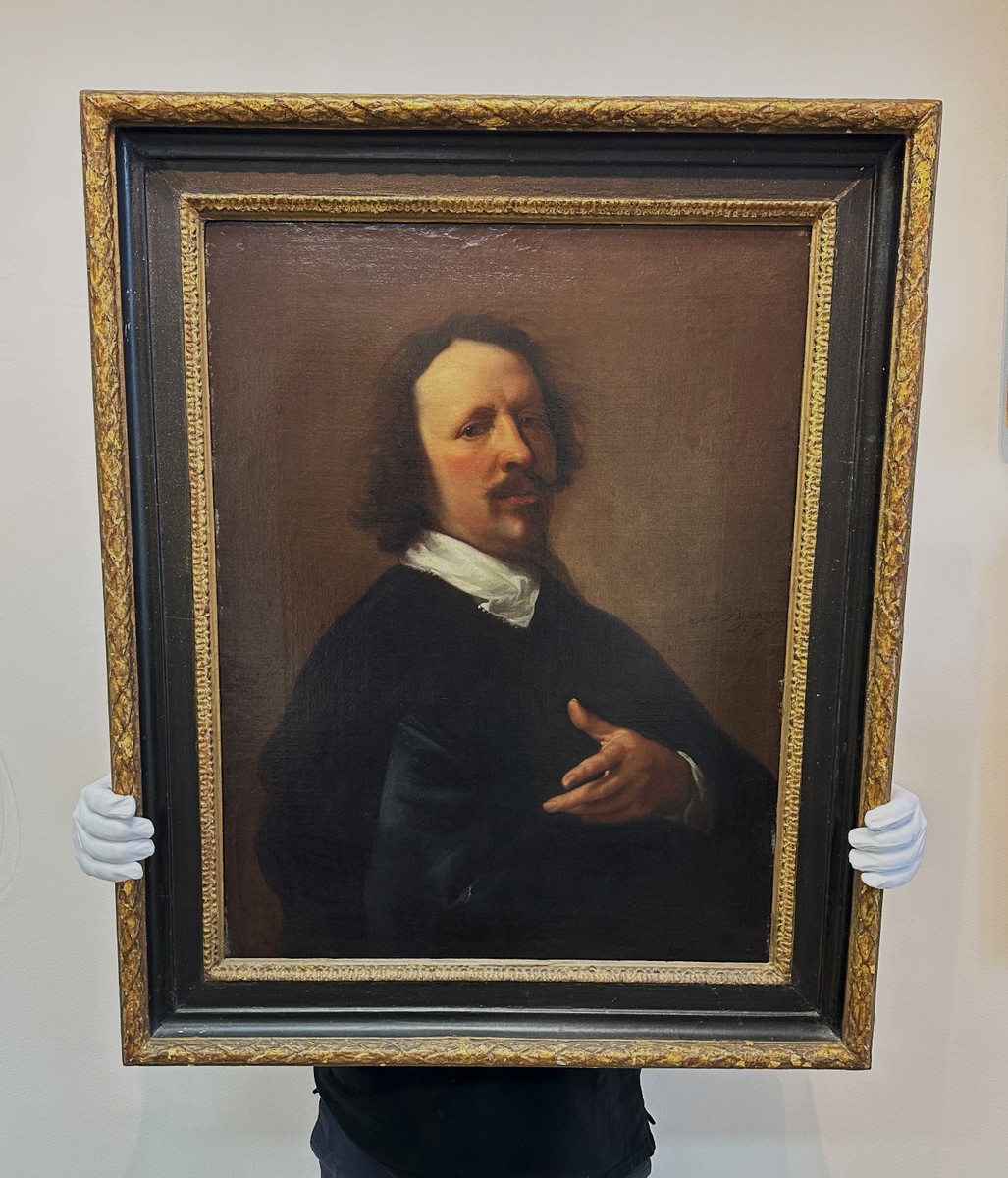 Anthony van Dyck (dílna/následovník) - Portrét malíře Gaspara de Crayera
