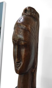 Amedeo Modigliani - Hlava mladé ženy