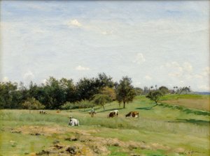 Stanislas Lépine - Pastviny v okolí Caen
